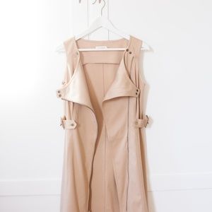 Calvin Klein beige/brown/tan dress